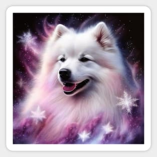 Stellar Samoyed Sticker